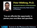 Academic Careers in the Pharmaceutical Scientists Academic Careers in the Pharmaceutical Scientists