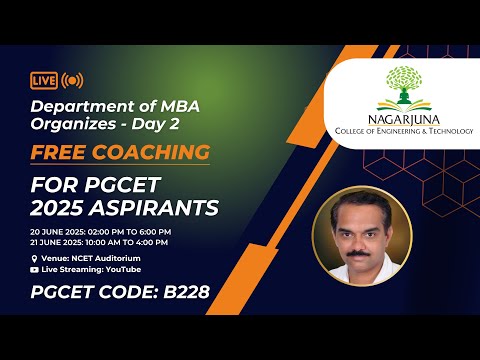 Nagarjuna College of Engineering and Technology Bangalore General video thumbnail 15