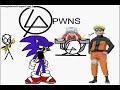 linkin park-faint w/sonic,narto,and inuyasha