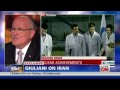 Rudy Giuliani explains his suggestion that the best way to avoid bombing Iran is to make them believe that the US will.
