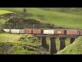 KiwiRail Freight Train on Turangarere Horseshoe Curve