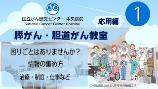 【国立がん研究センター中央病院】膵がん・胆道がん教室　「応用編　第１部　がん相談支援センターの活用法① 」
