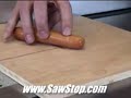 Wow this is crazy, I would def not test this with my finger. SawStop http://bit.ly/41IaLk http://bit.ly/1c48mQ