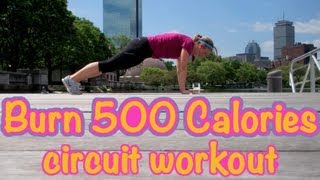 Burn 500 Calories! Outdoor Circuit Workout