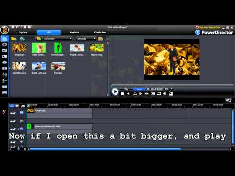 cyberlink - http://www.cyberlink.com/products/powerdirector-ultimate/features_en_US.html In this video I show you how to use chroma key/green screen in CyberLink PowerDi...