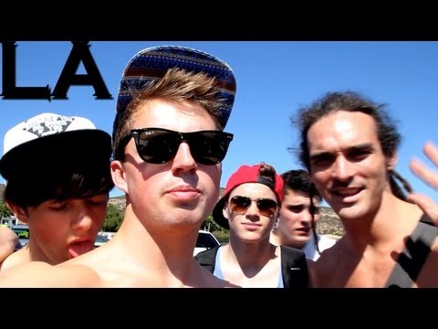 The Crew in LA - MarcusButlerTv, JacksGap, PointlessBlog, Sam Pepper + FoodForLouis