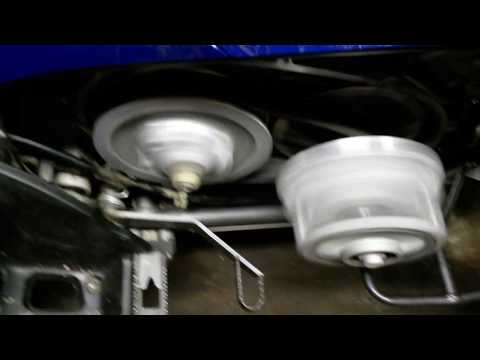 how to tighten belt on kfx 700