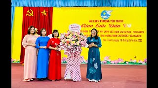 Hội LHPN phường Yên Thanh kỷ niệm Ngày thành lập Hội LHPN Việt Nam, tuyên truyền phổ biến pháp luật về PCCC và giao lưu dẫn vũ thể thao