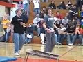 Trampoline Slam Dunk - Kid Bites It - Funny!