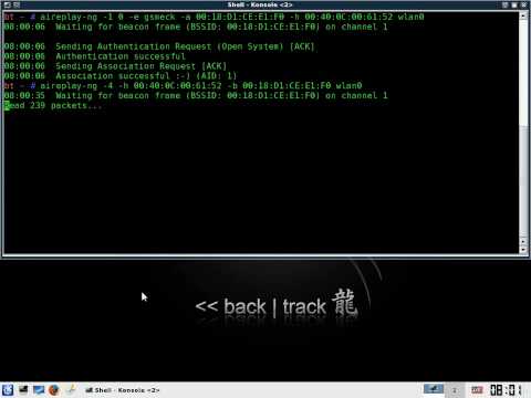 Cracking WEP Wireless (WiFi) AP Networks Key - BackTrack3 Linux and Aircrack-ng Tutorial