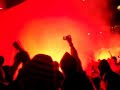 Flares lit just before Australia vs Croatia match Flares lit just before Australia vs Croatia match