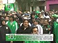 LA GENTE EXPRESÓ SU BRONCA EN LA PUERTA DEL VESTUARIO BANFIELD 3 ESTUD LP 3 19-5