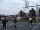 A basketball game A basketball game