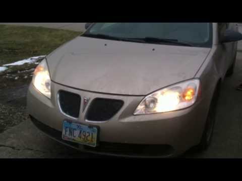 Pontiac G6 with horn assisted head lights.