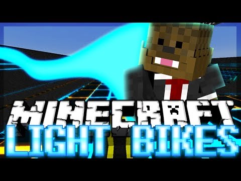TRON Minecraft Light Bike Minigame w/ Antvenom, Bashur and NoahCraftFTW!