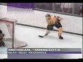 Hockey - Great Stickhandling Goal Michigan Minnesota