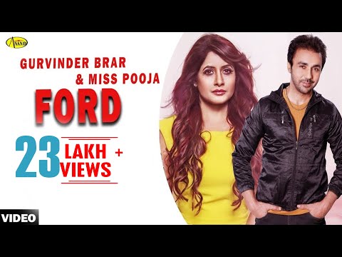 Ford Gurvinder Brar & Miss Pooja [ Official Video ] 2012 - Anand Music