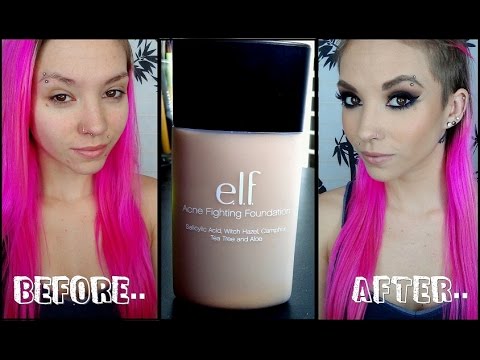 e.l.f. Acne Fighting Foundation First Impressions!