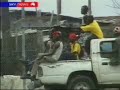 Liberian militiamen operating a DShKM before being shot at themselves