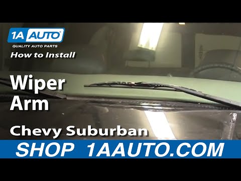 How To Install Replace Wiper Arm Chevy GMC Pickup Truck Suburban Tahoe 88-99 1AAuto.com