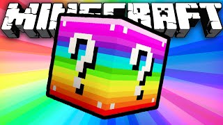 Minecraft: RAINBOW Lucky Block Dropper Challenge!