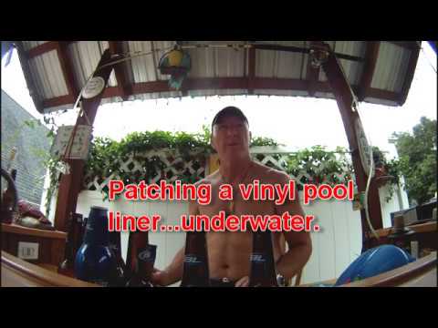 how to patch a vinyl pool