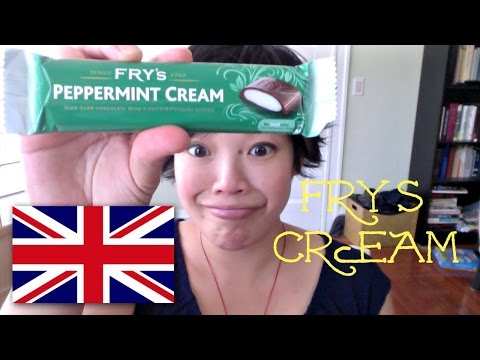 Emmy Eats a Fry's Peppermint Cream