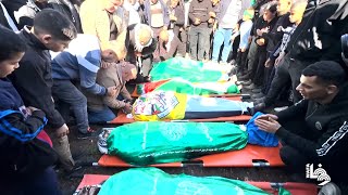 تشييع جثامين سبعة شهداء بينهم أربعة أشقاء في قرية مثلث الشهداء جنوب جنين