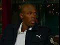 usain bolt on david letterman show