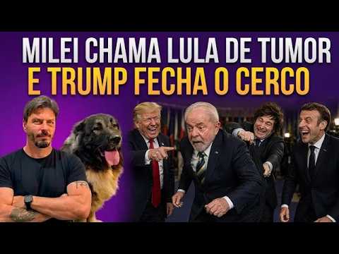 MILEI XINGA LULA E TRUMP DEIXA O BEBUM SEM SAÍDA!