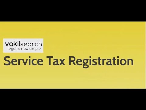 how to obtain service tax registration