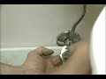 Toilet Repair: Fill Valve & Flapper : Toilet Repair: Remove Nut & Riser Tube Toilet Repair: Fill Valve & Flapper : Toilet Repair: Remove Nut & Riser Tube