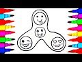 Learn Art L How To Draw And Color Fidget Spinner L