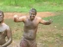 we were all bored and thought it be fun to play in mud after a day of work.