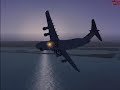 Alphasim Lockheed C-5B Galaxy touch and go at Cape Canaveral