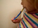 Arleigh brushing teeth
