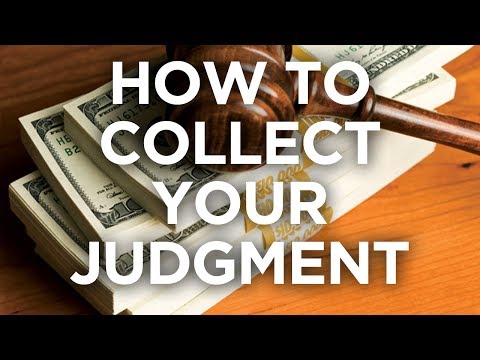 how to collect judgment