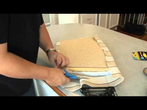 how to recover chair cushion