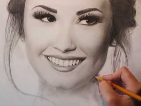 how to draw demi lovato