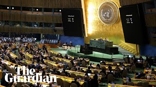 UN general assembly backs resolution condemning Russia on third anniversary of Ukraine war UN general assembly backs resolution condemning Russia on third anniversary of Ukraine war
