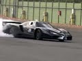 Ferrari FXX Evo 860hp Supercar DONUTS!!