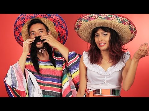 Mexican People Try “Mexican” Costumes