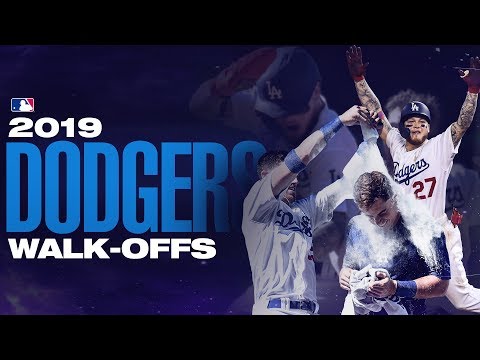 Video: All the Los Angeles Dodgers Walk-offs from 2019!