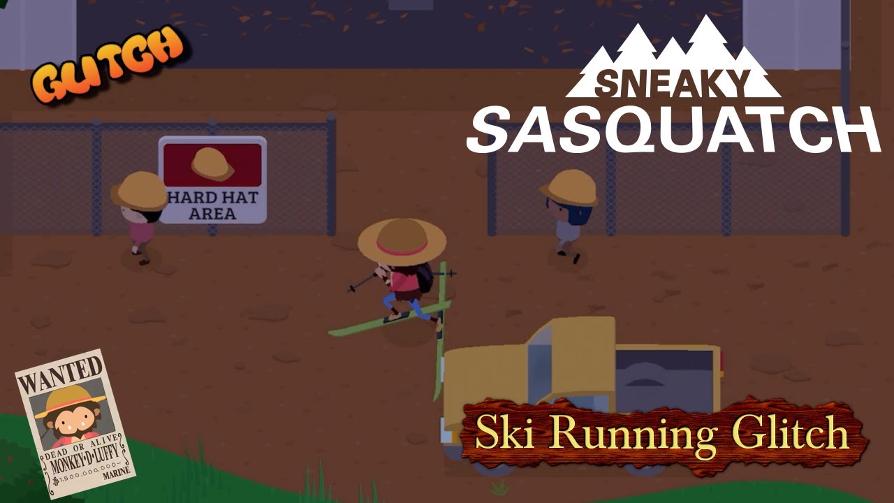 Sneaky Sasquatch Glitch - Ski Running Glitch [Dinsun Video]