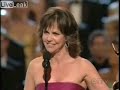 http://foxattacks.com/  fox censored sally field's anti-war comments during her acceptance speech at the emmys.  

some people want to claim it's because she said 