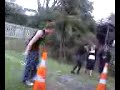 me and matt double road cone waa me and matt double road cone waa
