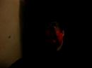 Kari all deacked out in red face paint being herself II Kari all deacked out in red face paint being herself II