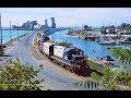 GEXR pulling salt at the harbor with GP9-FP7-GP38.