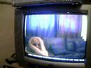 Alex trapped in TV