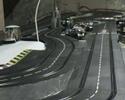 rennbahn 4 spuren carrera testfahrt ninco fly gb track rally endurance with 14v basel crash 9 meter streight on